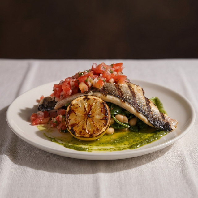 Grilled Branzino.